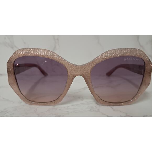 NEW Marciano Women's Rose Gold Shimmer Sunglasses - Picture 1 of 7